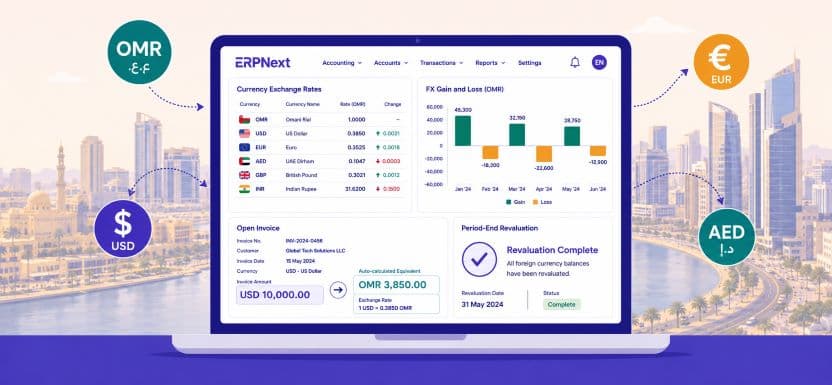 Multi-Currency Omani Rial ERPNext: Master Multi-Currency Transactions for Omani Businesses